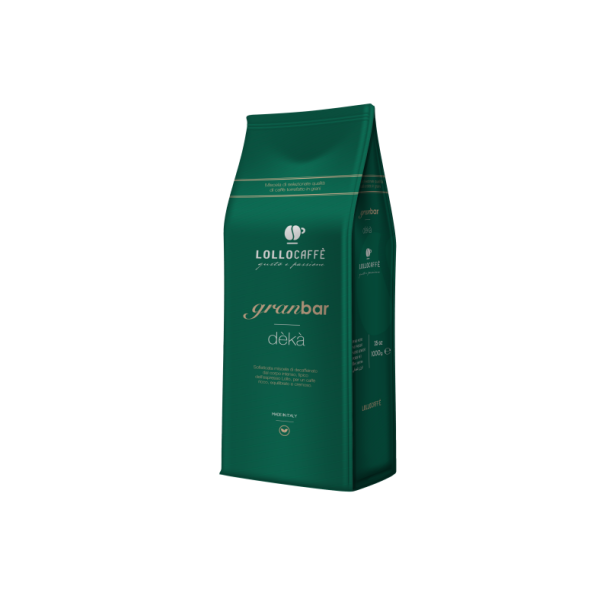 Lollo Caffè Gran bar Kaffeebohnen Dèkà - 1Kg