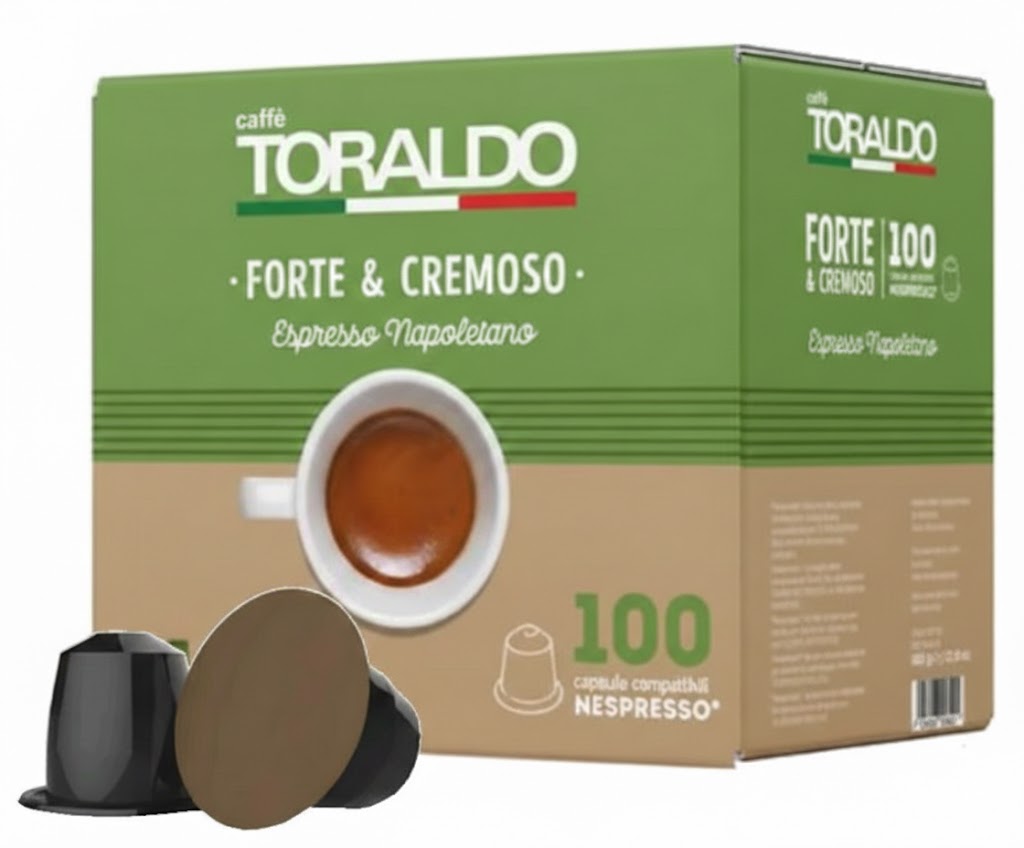 Caffè Toraldo Miscela Forte e Cremoso – 100 Kapseln Nespresso® kompatibel