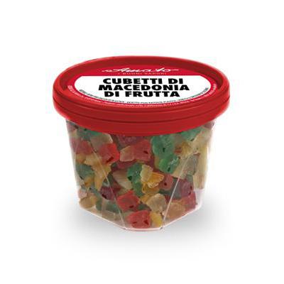 AMATO Cubetti di Macedonia di Frutta 80 g Vasetto