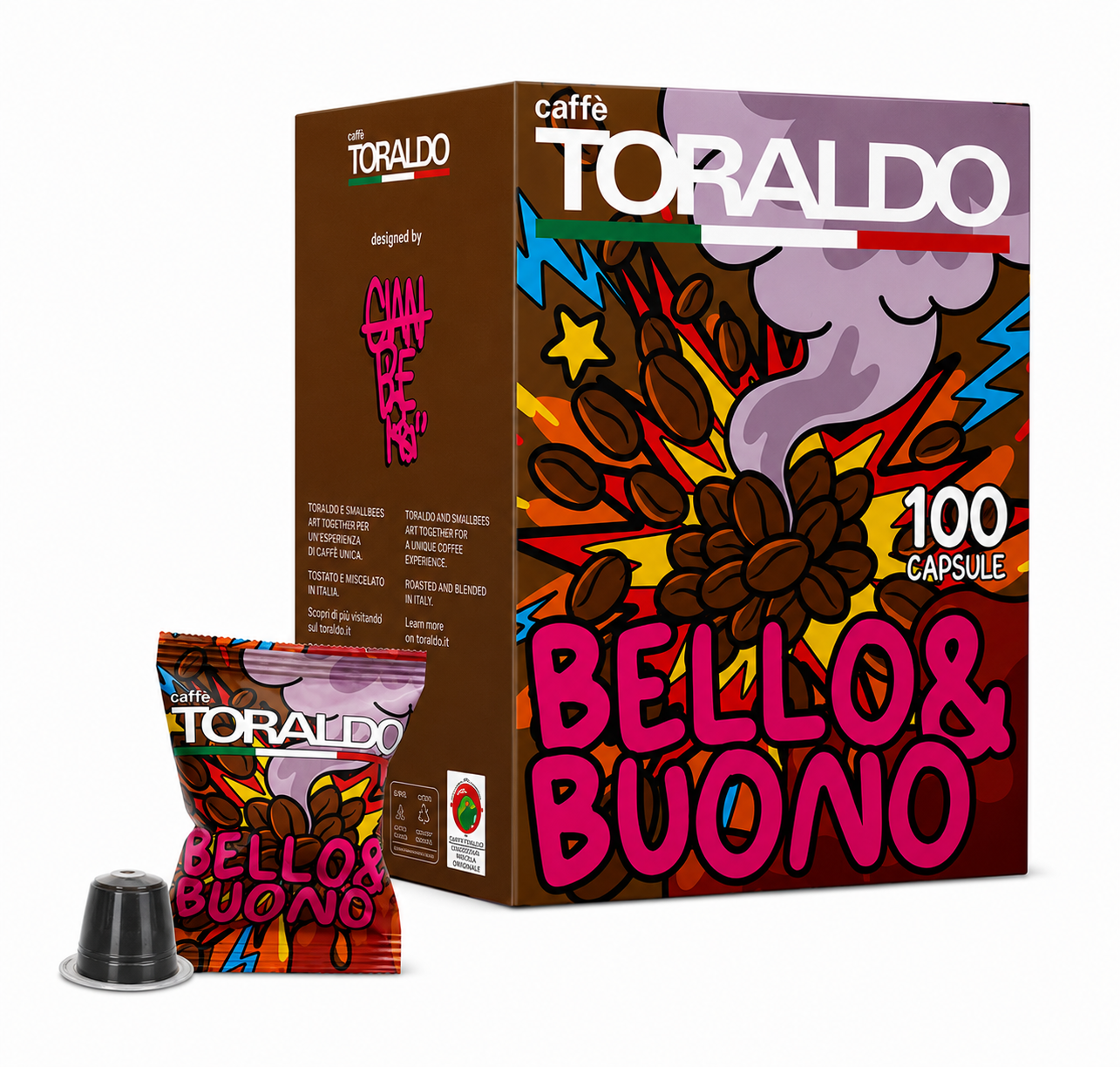 Caffè Toraldo Kapseln Bello & Buono 100 kompatibel Nespresso®