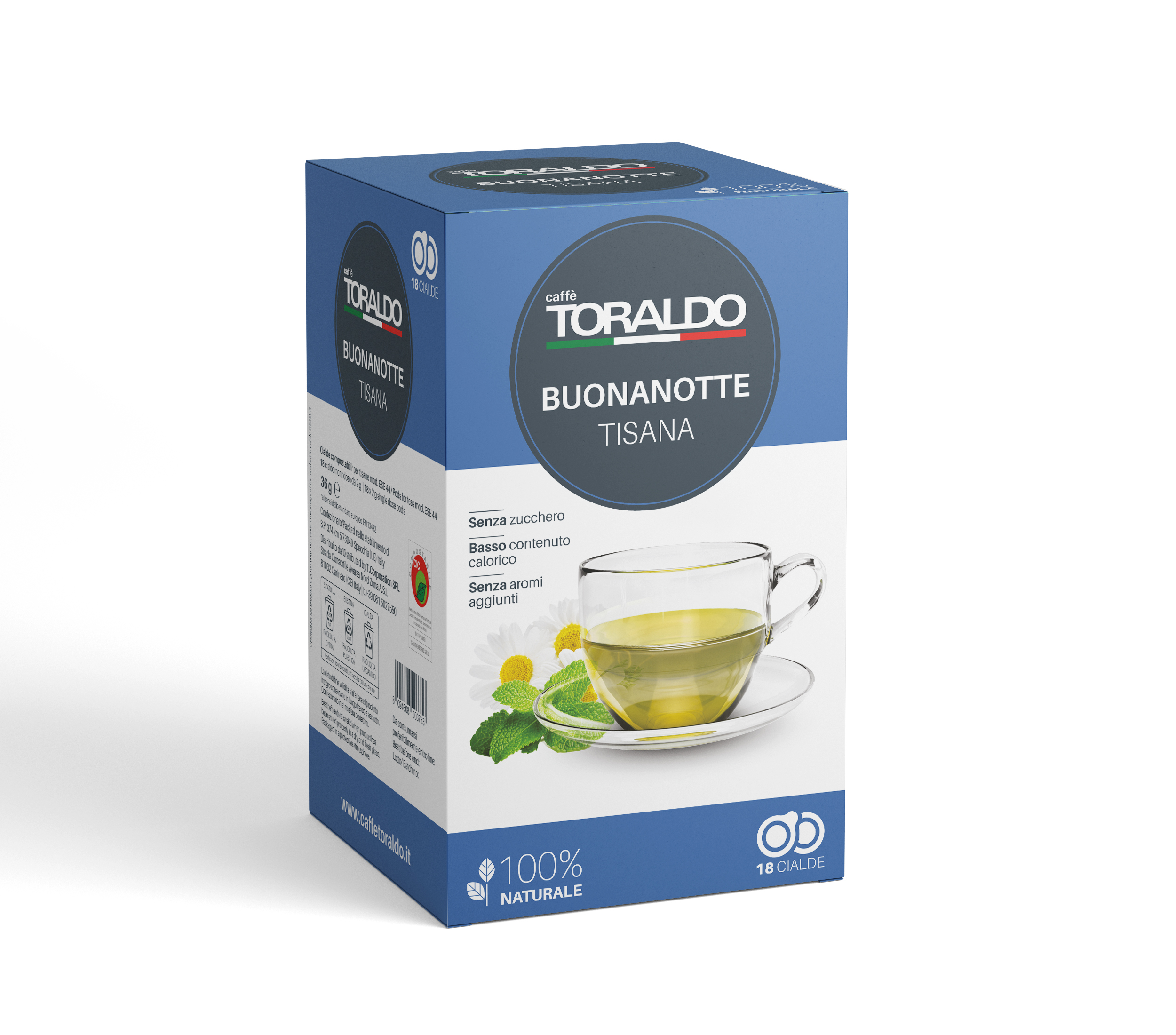 Caffè Toraldo Buonanotte Tee 18 E.S.E. Pads
