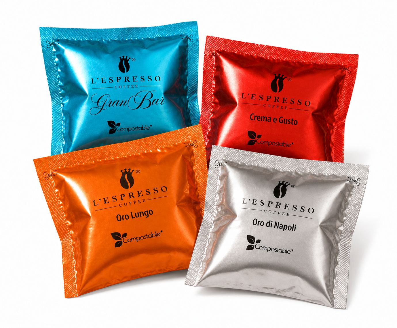 L'ESPRESSO E.S.E. Pad Degustationsset – 150er Pack