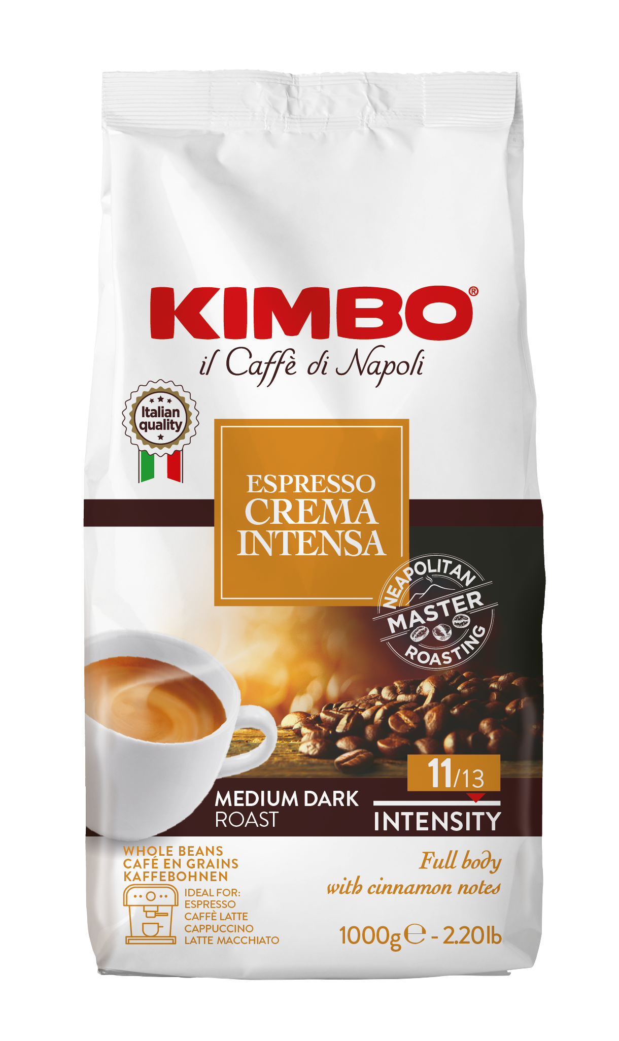 KIMBO Caffè Crema Intensa Bohnen 1kg