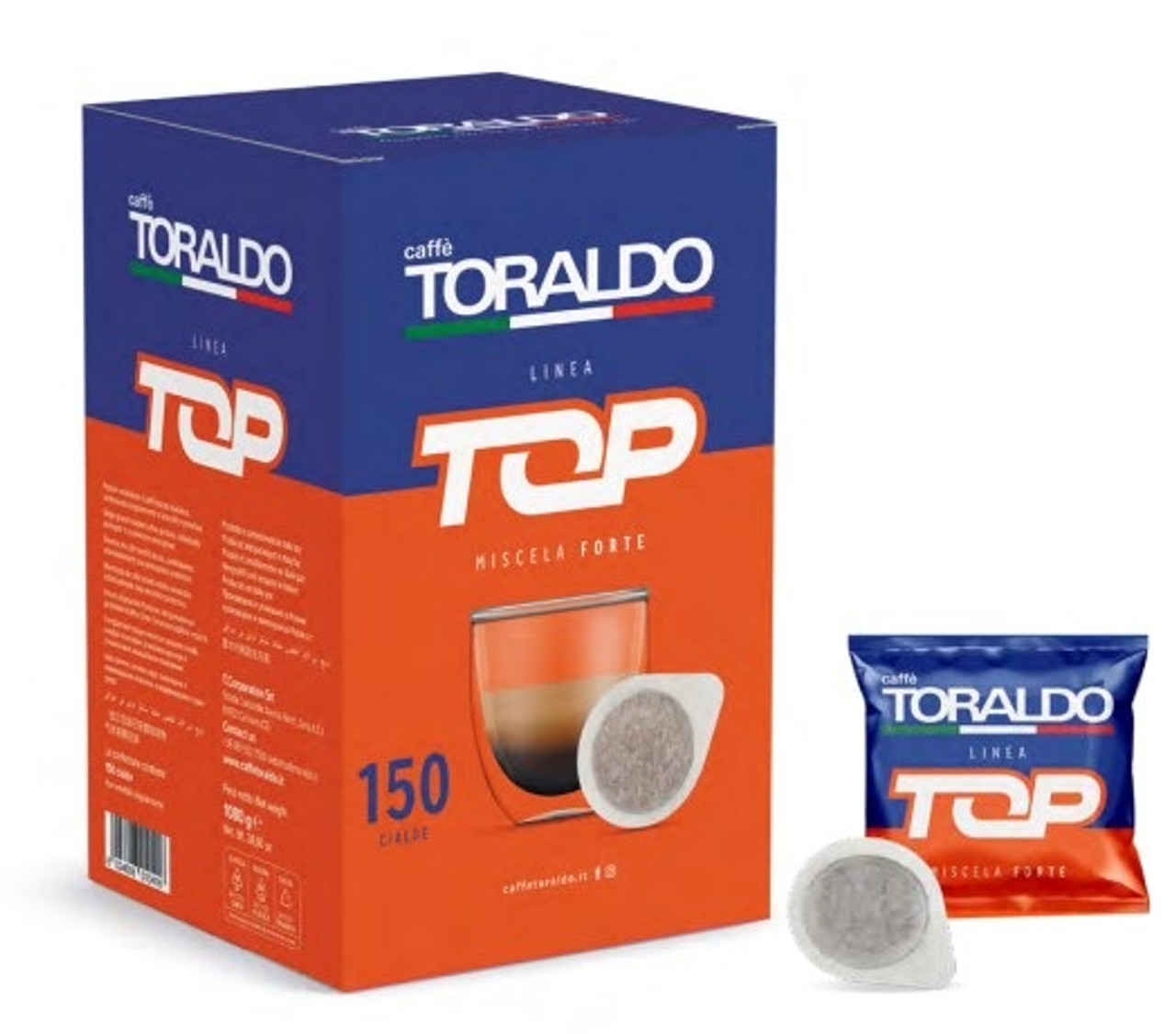 Caffè Toraldo Pads Miscela Forte Top 150 E.S.E. Pads