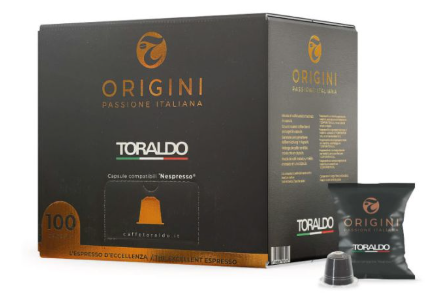 Caffè Toraldo Miscela Origini Nespresso® kompatibel* – 100er Pack