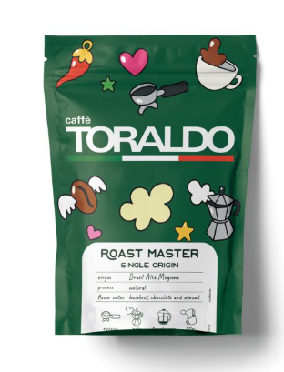 Caffè Toraldo Roast Master Brasile Alta Mogiana Kaffeebohnen 250g
