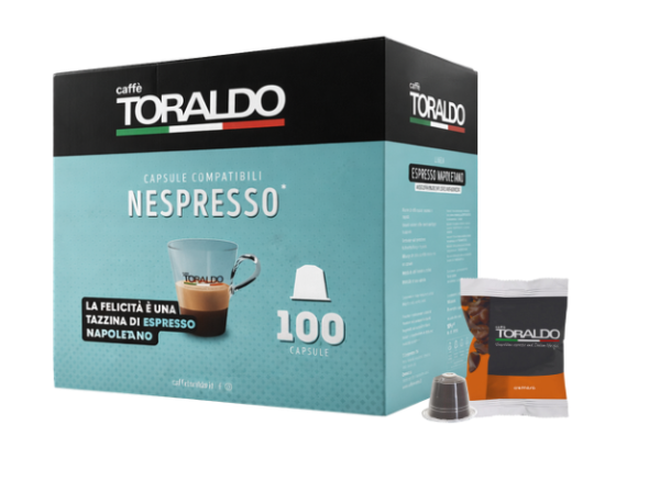 Caffè Toraldo Miscela Cremosa Nespresso® kompatibel* – 100er pack