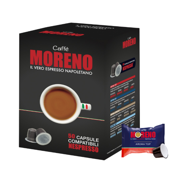 Moreno Aroma Top Nespresso® kompatibel* – 50er Pack