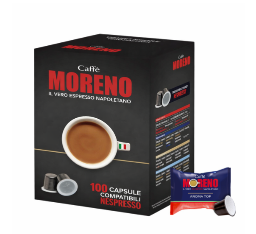 Moreno Aroma Top Nespresso® kompatibel* – 100er Pack