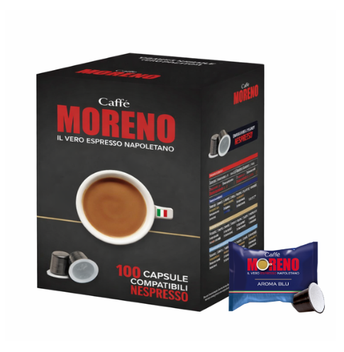 Moreno Aroma Blu Nespresso® kompatibel* – 100er Pack (Promo-Pack)