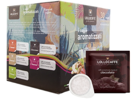 Lollo Caffè Pads Aromatizzato al Cioccolato 30 E.S.E.-Pads