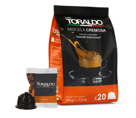 Caffè Toraldo Miscela Cremosa Dolce Gusto® kompatibel* – 20er Pack