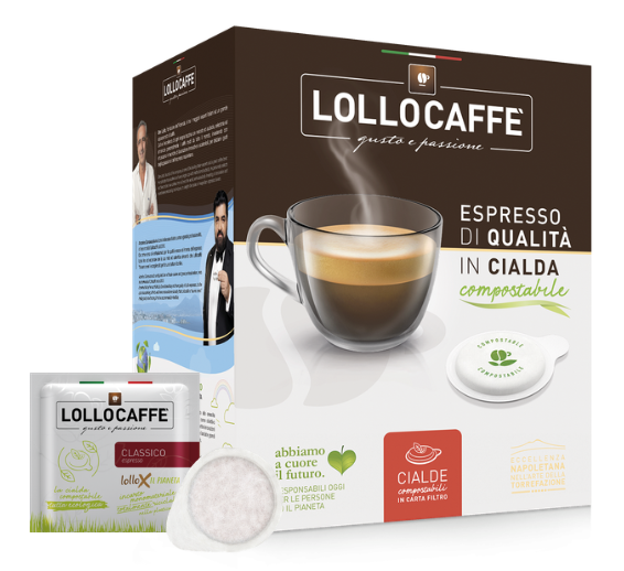Lollo Caffè Pads Miscela Classica 150 E.S.E. Pads