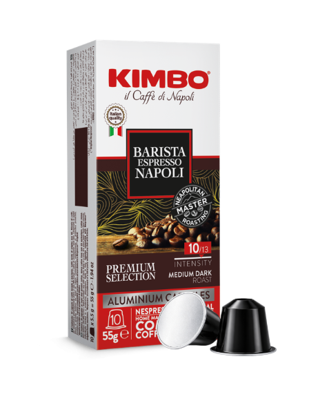 KIMBO Barista Espresso Napoli Aluminium Nespresso® kompatibel* - 10er Pack