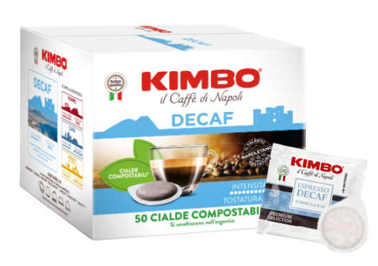 Kimbo Pads Espresso Decaffeinato – 50 E.S.E. Pads