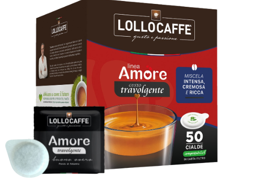 Lollo Caffè Amore Caffè Travolgente 50 E.S.E. Pads