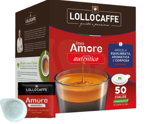 Lollo Caffè Amore Caffè Autentico 50 E.S.E. Pads