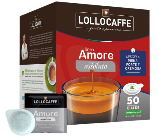 LOLLO CAFFÈ Amore Assoluto 50 E.S.E. Pads