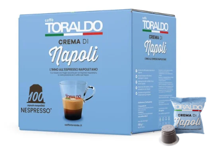 Caffè Toraldo Miscela Crema di Napoli Nespresso® kompatibel* – 100er Pack
