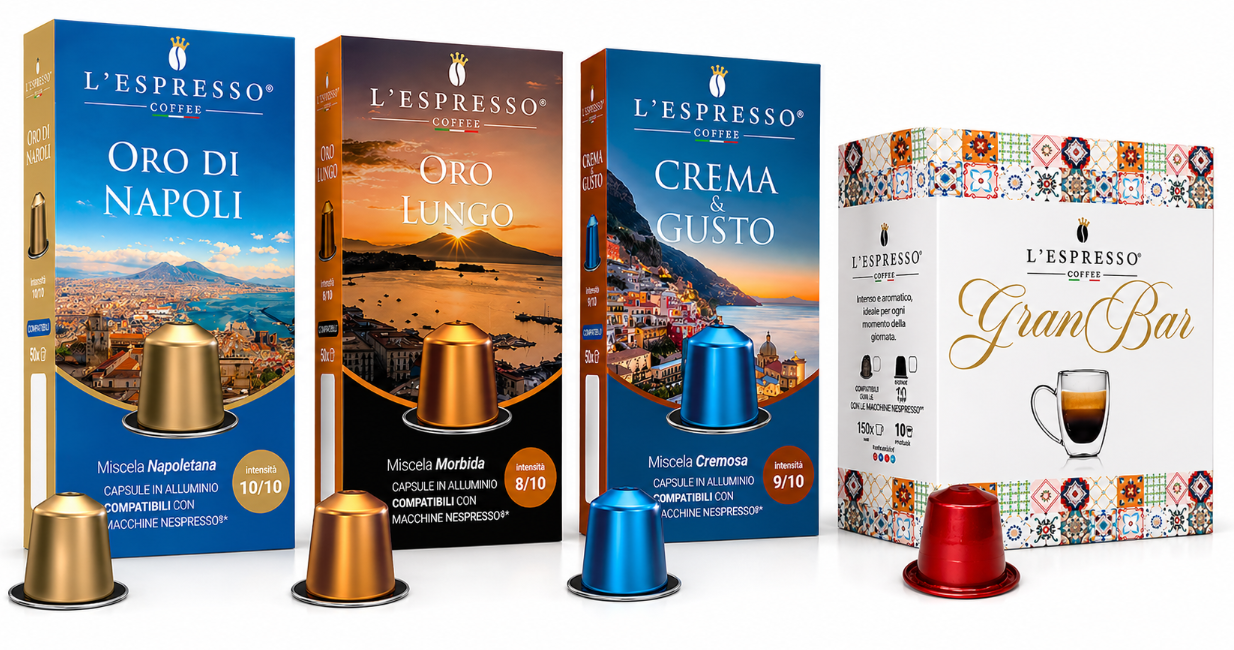 L'Espresso Kapsel Degustationsset Nespresso® kompatibel*