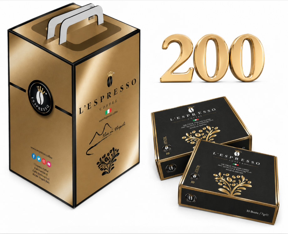 Nespresso Professional L'ESPRESSO Oro di Napoli Ristretto – 200 Kapseln