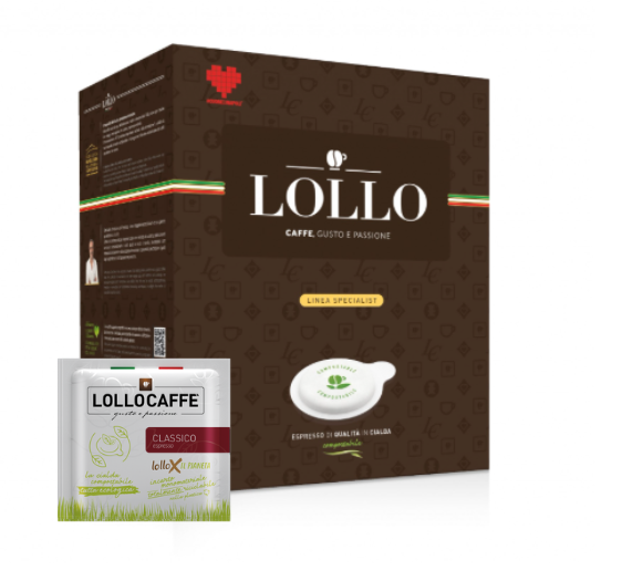 Lollo Caffè Pads Miscela Classica 100 E.S.E. Pads